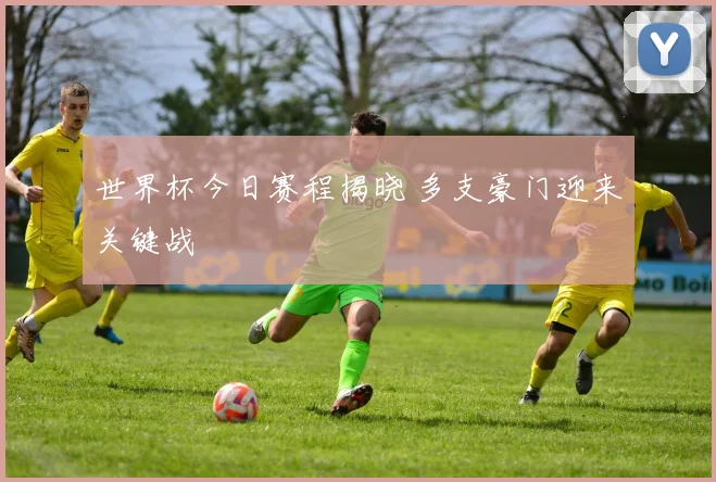 世界杯今日赛程揭晓 多支豪门迎来关键战